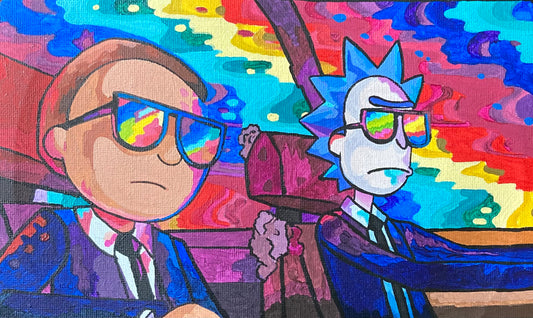 RickNmorty painting